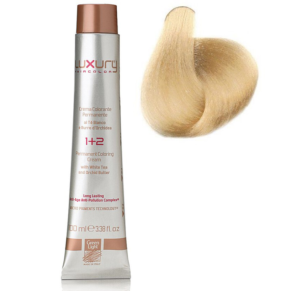 Стойкая крем-краска Чистый платиновый блондин 1003 Luxury Hair Color Pure Platinum Blond 1003 1594₽