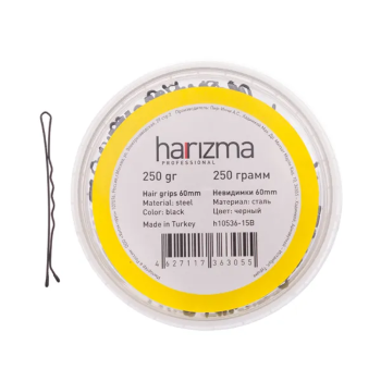 Невидимки 60 мм волна черные Harizma