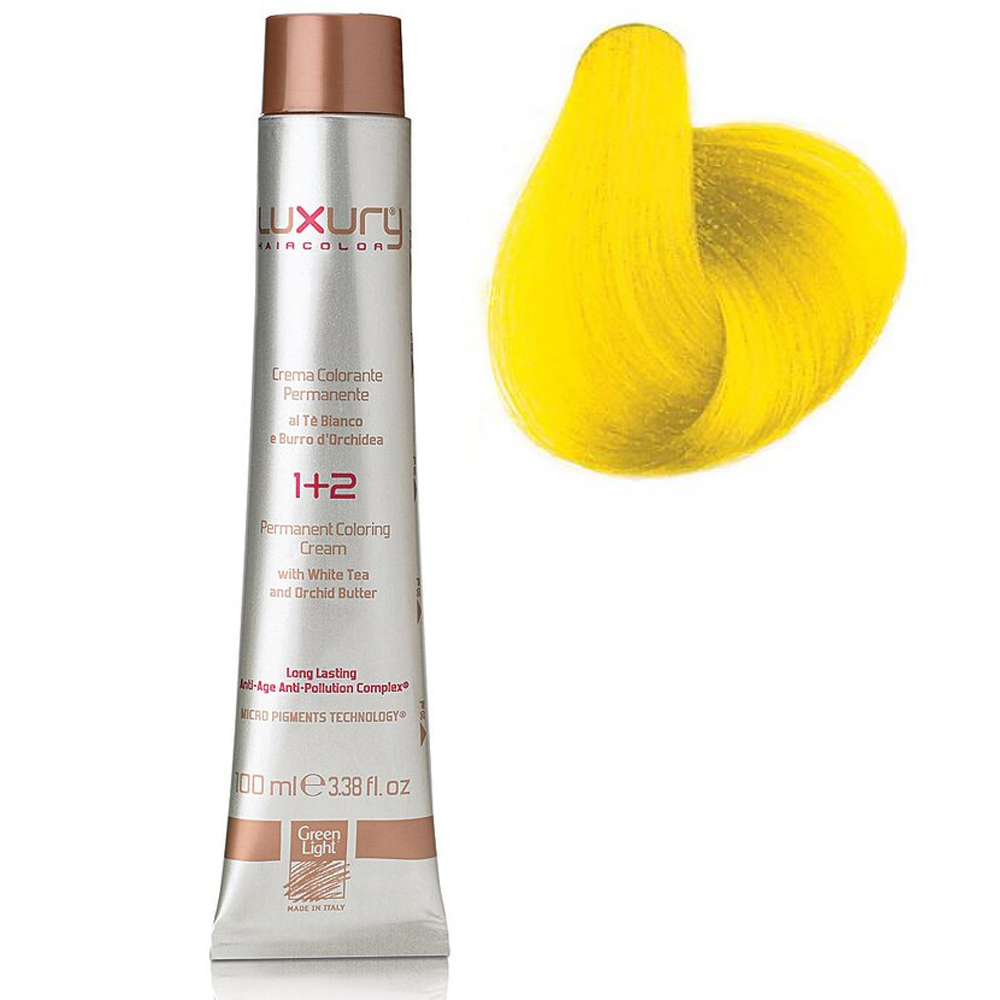 Стойкая крем-краска Желтый Luxury Hair Color Yellow 1594₽