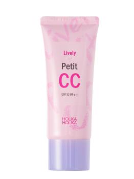 СС-крем для лица с холодным подтоном Lively Petit CC SPF 32 PA++ Holika Holika 30 мл