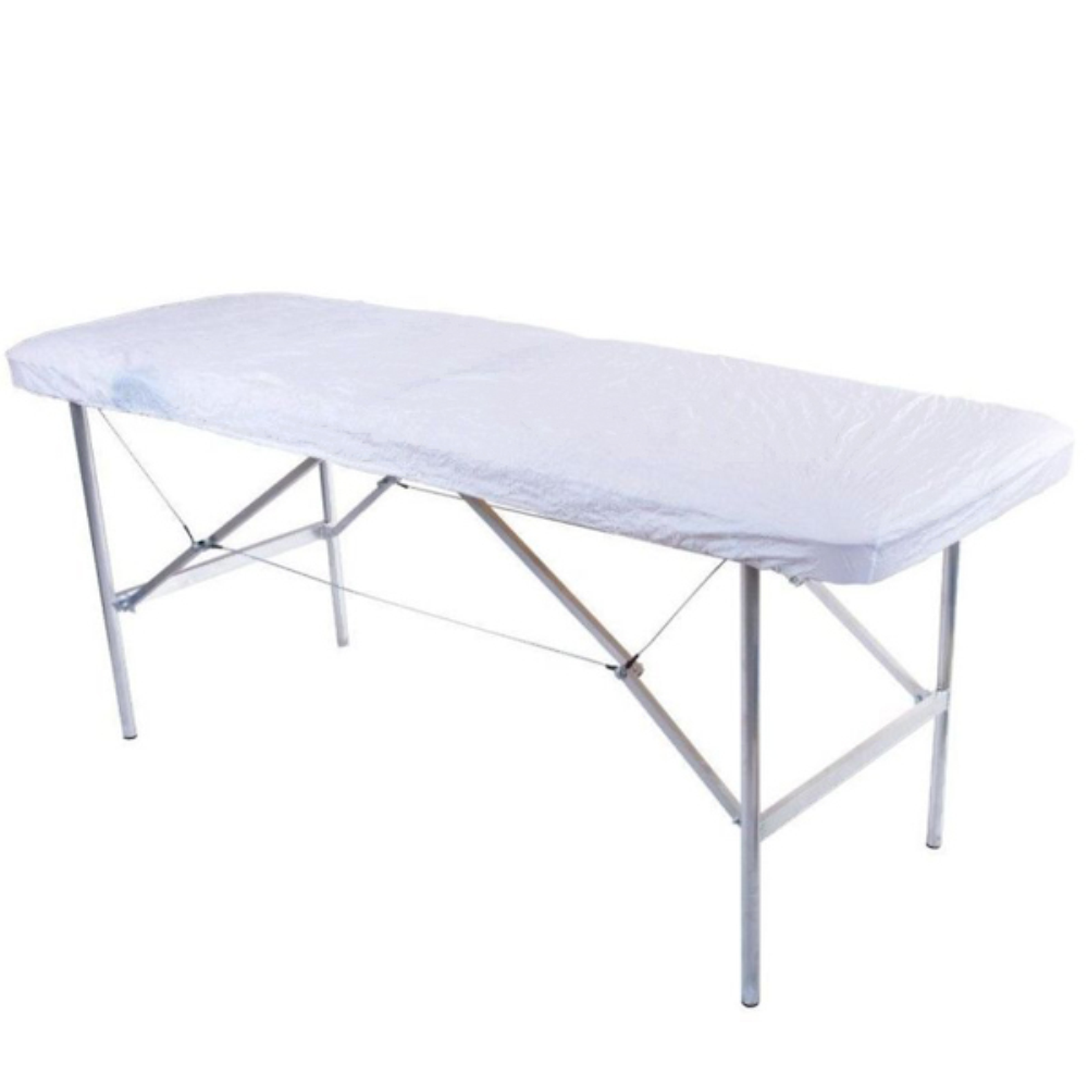 Чехол на кушетку многоразовый 120 гквсм ПВХ Белый 210х90 см 817₽