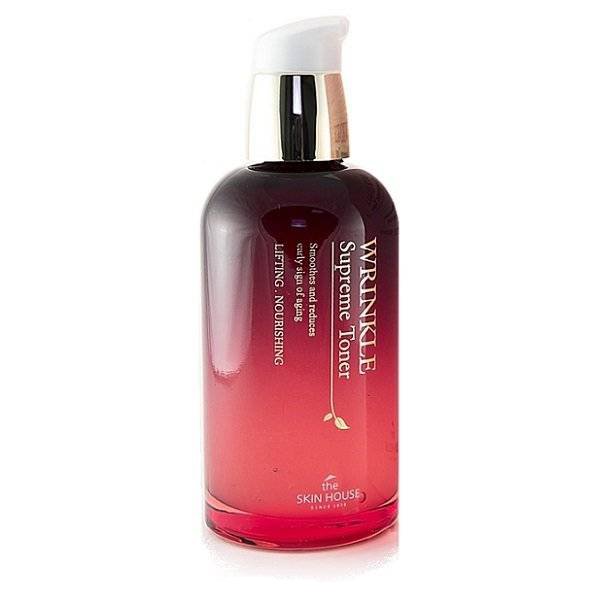 Питательный тонер с женьшенем Wrinkle supreme The Skin House