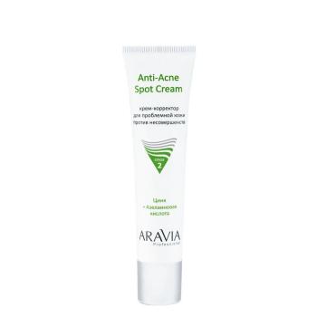 Крем-корректор для проблемной кожи против несовершенств Anti-Acne Spot Cream Aravia 40 мл