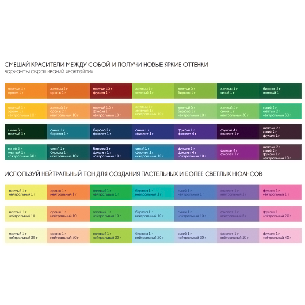 Гель-краска для волос прямого действия Crush Color