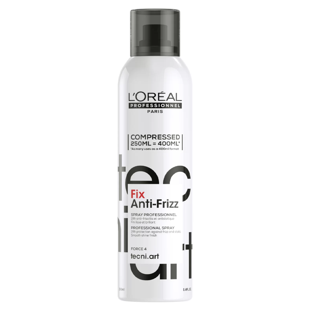 Спрей сильной фиксации гладких причесок с защитой от влаги Anti-Frizz (250 мл)