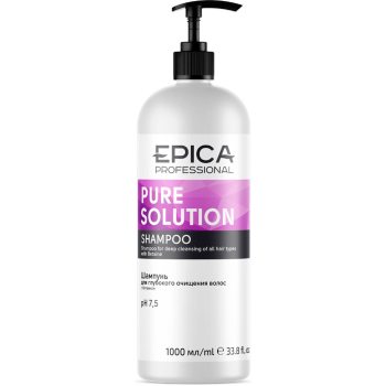 Шампунь для глубокого очищения волос Pure Solution Epica 1000 мл