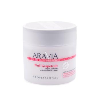 Скраб для тела с гималайской солью Pink Grapefruit Aravia