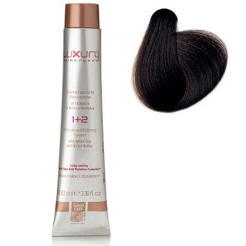 Стойкая крем-краска Экстра темное какао 4.35 Luxury Hair Color Extra Dark Cocoa 4.35 Green Light 100 мл