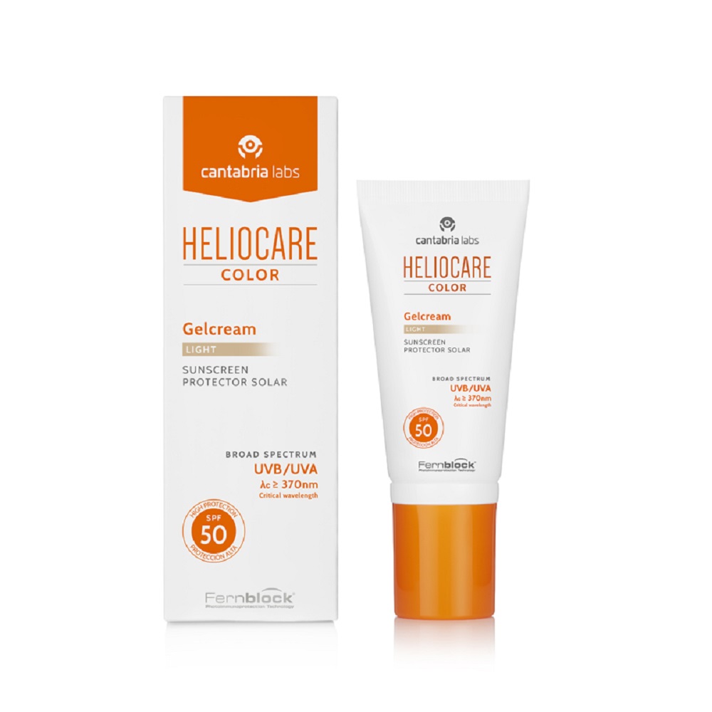 Тональный солнцезащитный гель-крем с СЗФ 50 натуральный Heliocare Color Gelcream Light SPF 50 3840₽