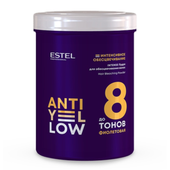 Пудра для интенсивного обесцвечивания волос Anti-Yellow Intense Estel 500 г