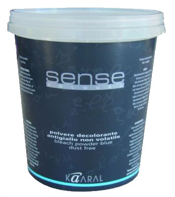 Осветляющая пудра антижелтая Sense colours Bleach Powder Blue Dust Free