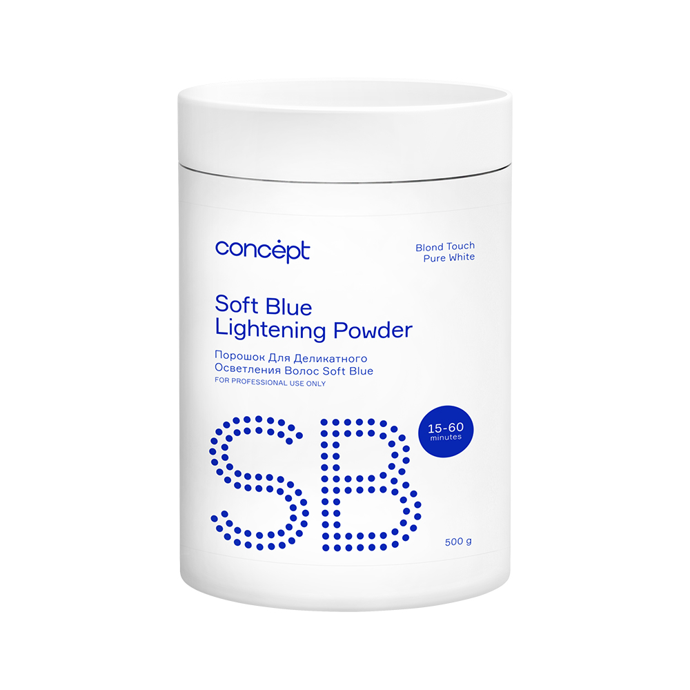 Порошок для осветления волос Soft Blue Lightening Powder