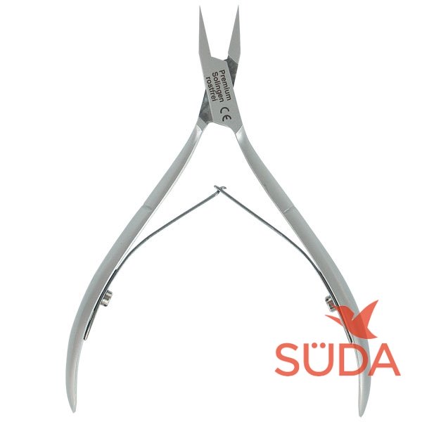 Острые угловые щипцы для ногтей 13 см Premium