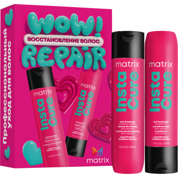 Набор TR Instacure для восстановления поврежденных волос с жидким протеином Matrix 1 шт