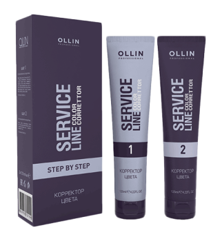 Корректор цвета Color corrector Ollin Service Line Ollin Professional 2*125 мл