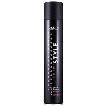 Лак для волос ультрасильной фиксации Ultra Strong Hairspray Ollin Professional 500 мл