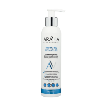 Увлажняющий гель для интимной гигиены для ежедневного ухода Hydrating Intimate Gel Aravia 200 мл
