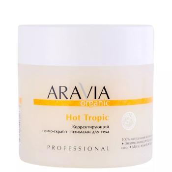 Корректирующий термо-скраб с энзимами для тела Hot Tropic Aravia 300 мл
