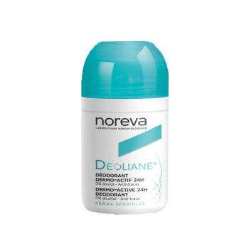 Шариковый дезодорант для чувствительной кожи Deoliane Dermo-active 24h Noreva 50 мл
