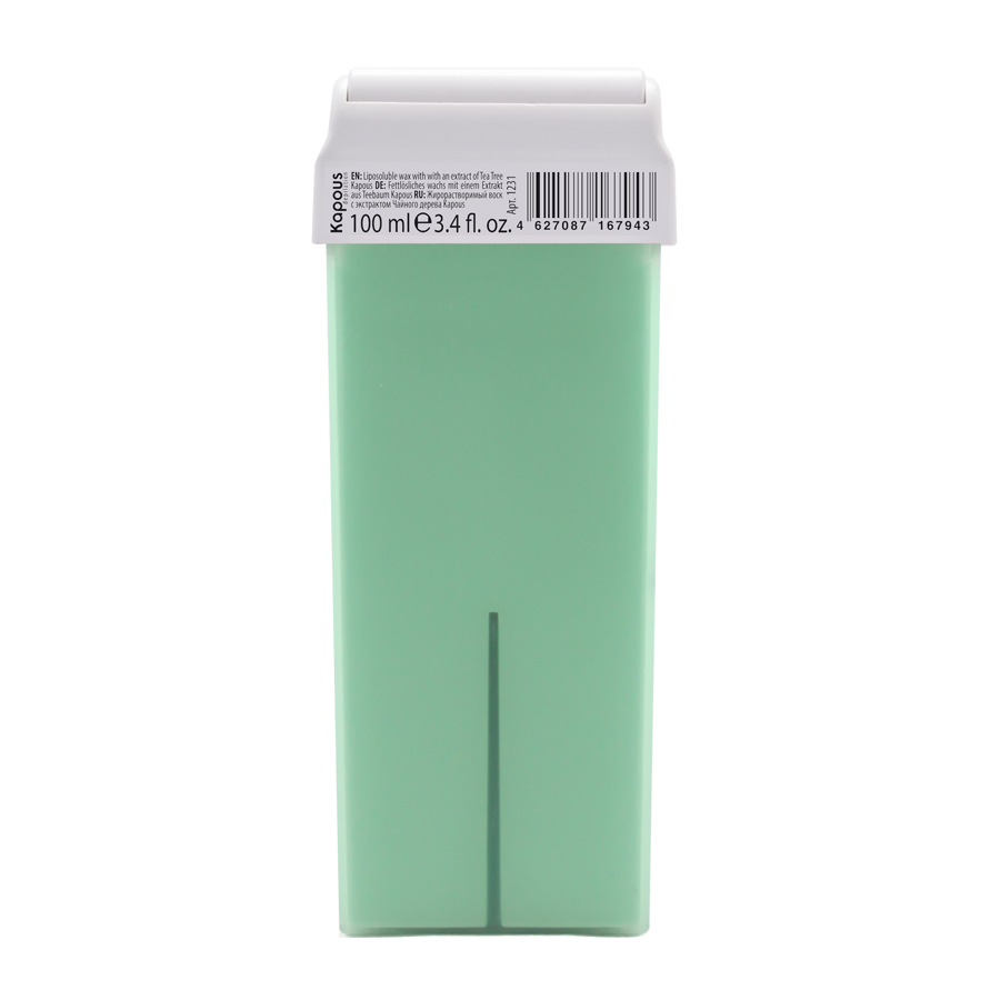 Жирорастворимый воск с экстрактом Чайного дерева с широким роликом