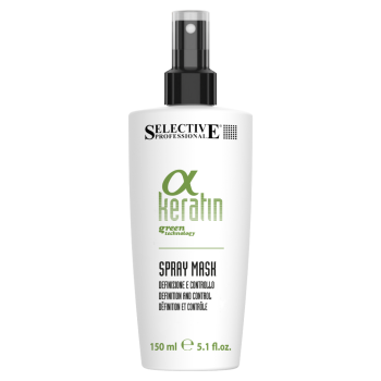 Маска-спрей для придания четкости контуру завитков вьющихся волос и разглаживания прямых волос Alpha Keratin Selective Professional