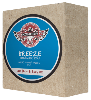 Мыло ручной работы Бриз Hair&Body Kondor 5 г