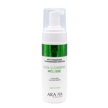 Очищающий мусс с охлаждающим эффектом с алоэ вера и аллантоином Cool Cleansing Mousse Aravia