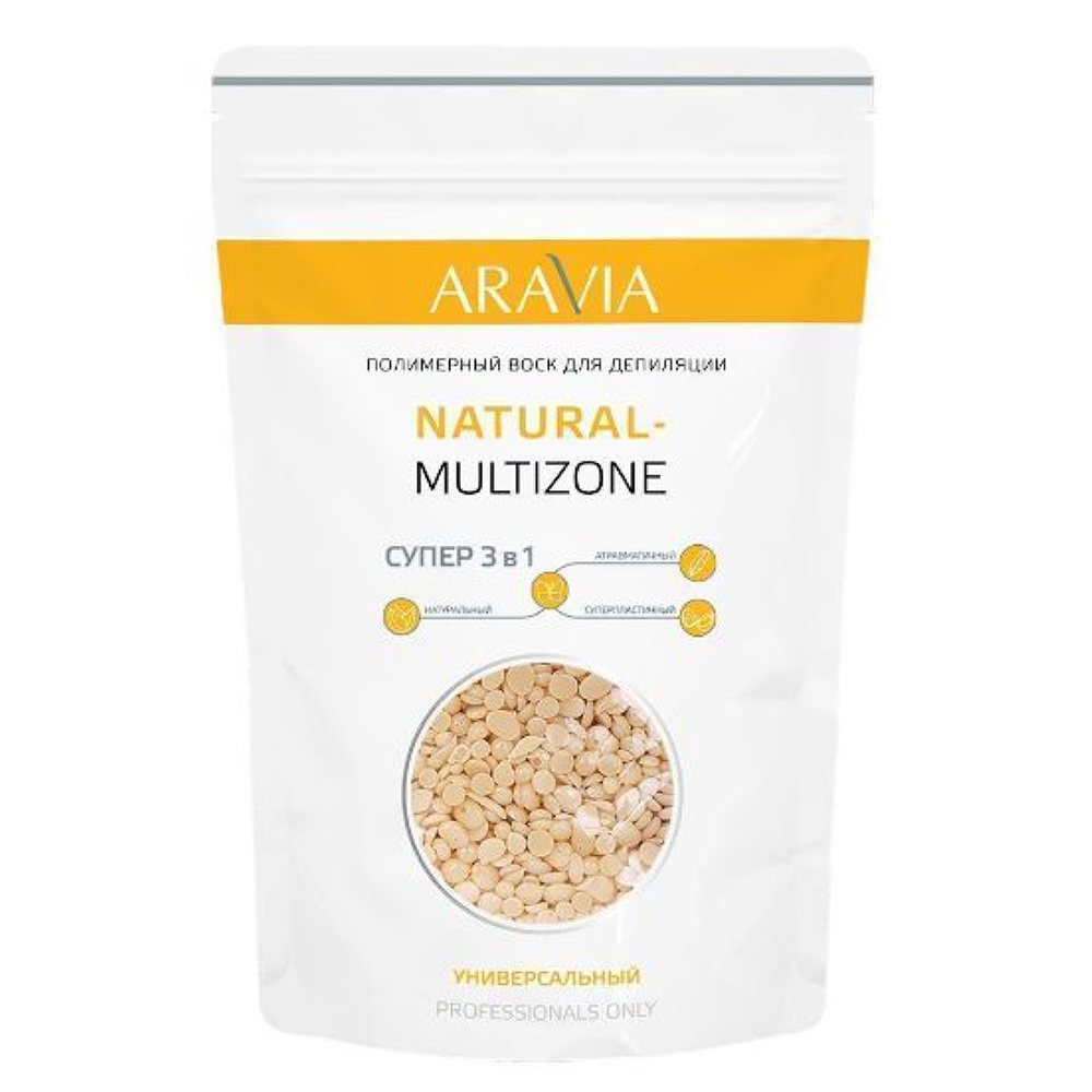 Универсальный полимерный воск для депиляции Natural Multizone 8304 1000 г 3060₽
