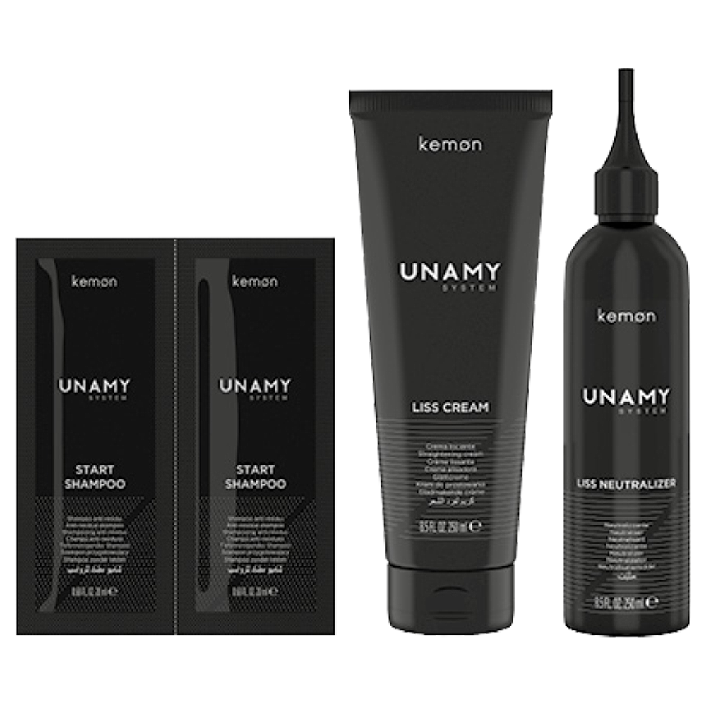 Перманентное выпрямление волос Kit Unamy Liss