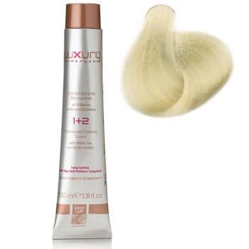 Стойкая крем-краска Спокойный экстра холодный блондин 12.11 Luxury Hair Color Pacific Extra Ice Blond 12.11 Green Light 100 мл