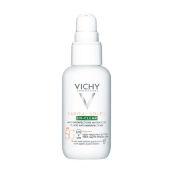 Невесомый солнцезащитный флюид Uv- Clear SPF 50+ Vichy
