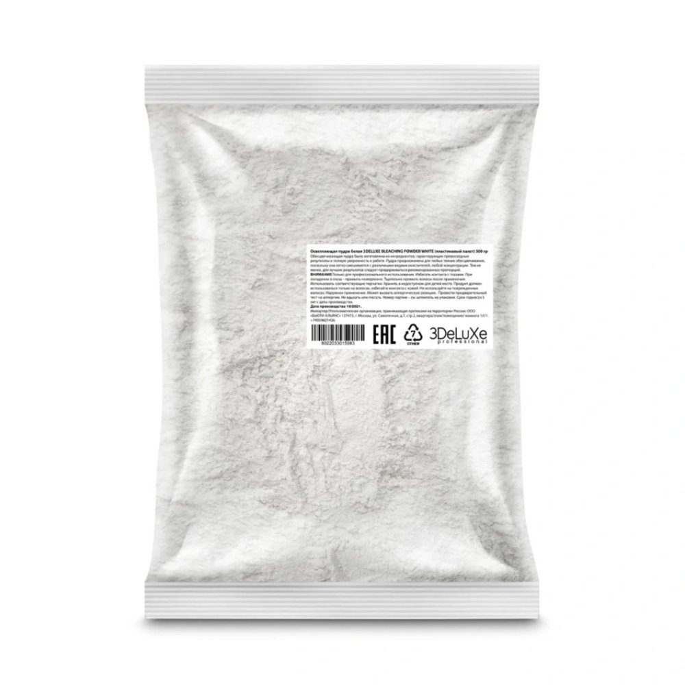 Осветляющая пудра белая Bleaching Powder White (пластиковый пакет)