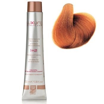 Стойкая крем-краска Очень светлый золотой медный блондин 9.34 Luxury Hailr Color Very Light Cgolden Copper Blond 9.34 Green Light 100 мл