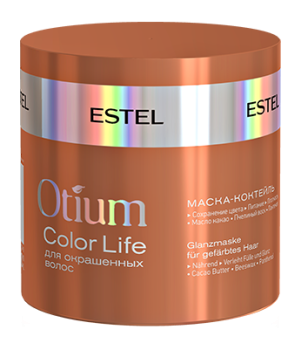 Маска-коктейль для волос Яркость цвета Otium Color Life Estel 300 мл