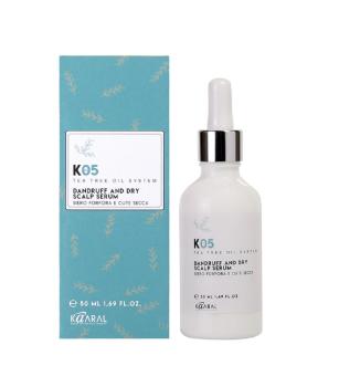 Сыворотка от перхоти для сухой кожи головы К05 Dandruff And Dry Scalp Serum Kaaral 50 мл