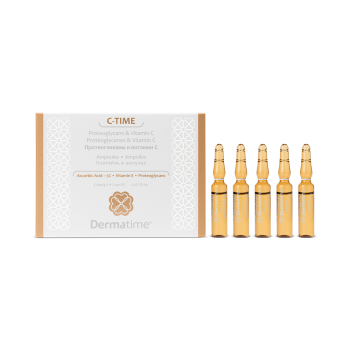 Коктейль в ампулах Протеогликаны и витамин С С-Time Proteoglycans & Vitamin C Dermatime 5*2 мл