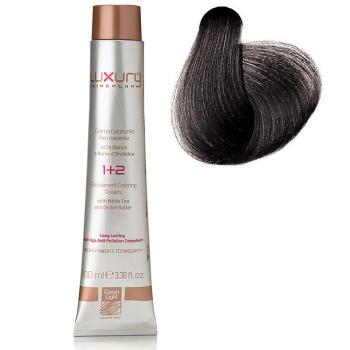 Стойкая крем-краска Темно-серый Luxury Hair Color Dark Grey Green Light 100 мл