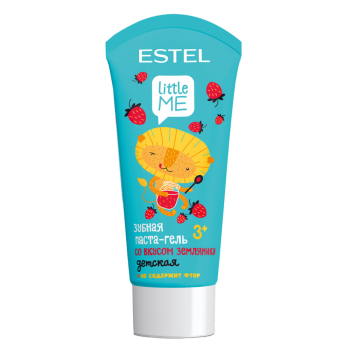 Детская зубная паста-гель со вкусом земляники Little Me Estel 60 мл