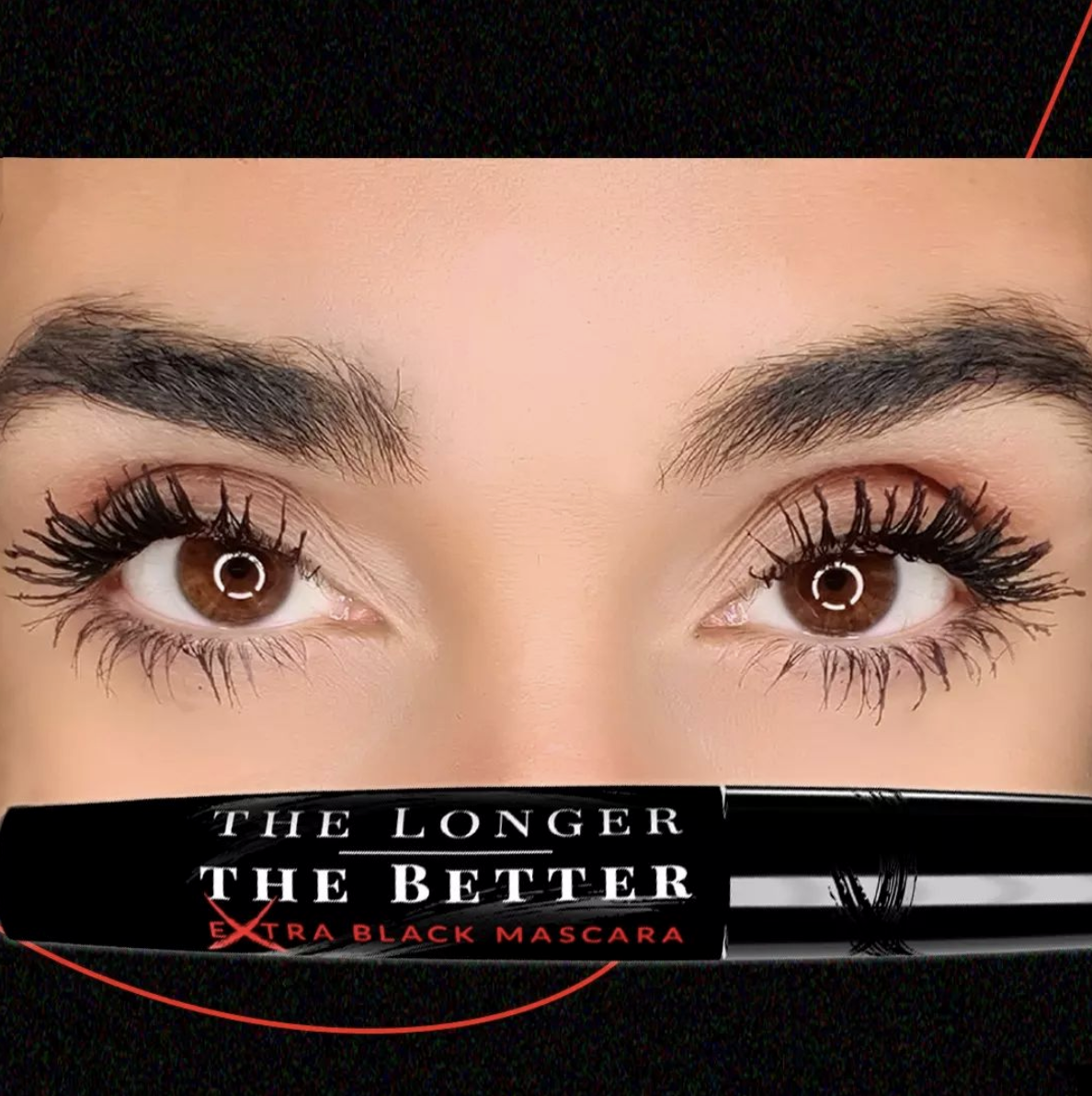 Тушь для ресниц удлиняющая экстра черная The Longer The Better Extra Mascara