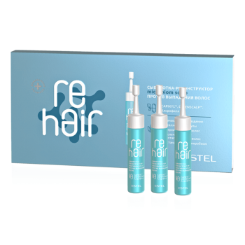 Сыворотка-реконструктор Microbiom scalp против выпадения волос Rehair Estel