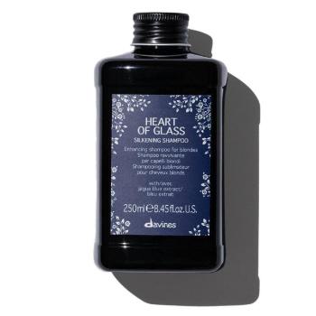 Шампунь для сияния волос блонд Heart Of Glass Silkening Shampoo Davines
