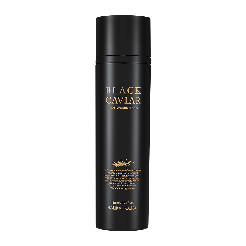 Повышающий упругость кожи тонер для лица с черной икрой Black Caviar Anti-Wrinkle Toner 1790₽