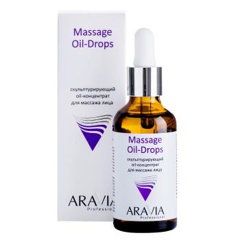 Скульптурирующий oil-концентрат для массажа лица Massage Oil-Drops Aravia 50 мл