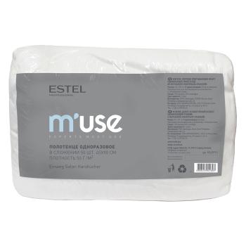 Полотенце одноразовое 45*90 см, пластом спанлейс M'Use Estel 50 шт