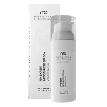 Солнцезащитная увлажняющая крем-сыворотка UV Expert Moisturizer SPF 50+ Mesaltera By Dr. Mikhaylova 50 мл