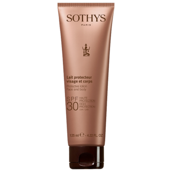 Эмульсия с SPF30 для лица и тела Protective Lotion Face And Body SPF30 High Protection UVA/UVB Sothys