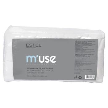 Полотенце одноразовое 35*70 см, пластом спанлейс M'Use Estel 50 шт