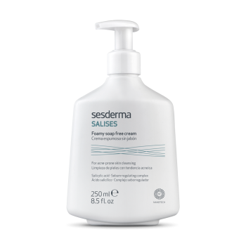 Крем пенящийся для умывания для лица и тела Salises Facial/body foamy soap-free cream Sesderma 250 мл