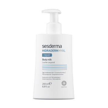 Востанавливающее молочко для тела Hidraderm Hyal Sesderma 200 мл