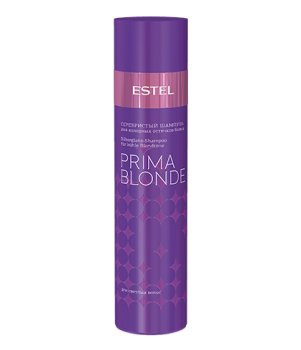 Серебристый шампунь для холодных оттенков блонд Prima Blond Estel